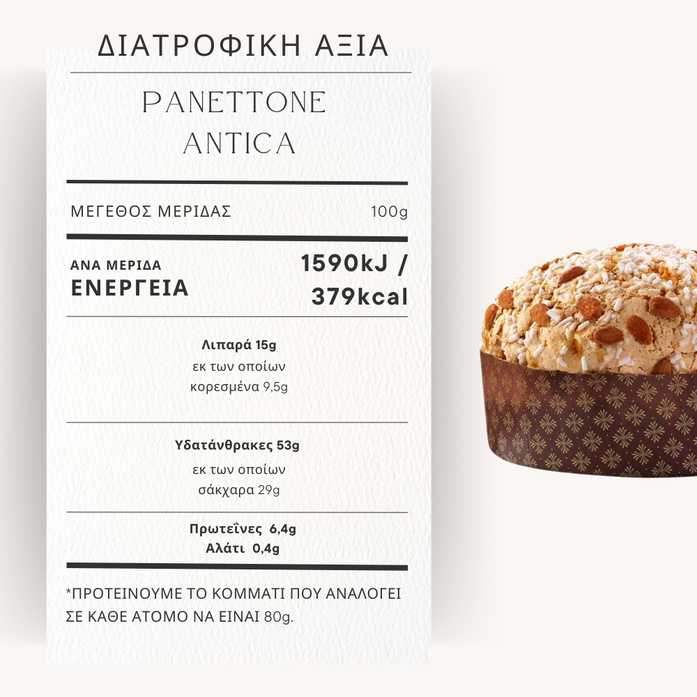 Panettone Antica Torino 750gr
